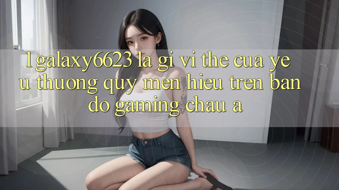 1. Galaxy6623 Là Gì? Vị Thế Của Yêu thương quý mến Hiệu Trên Bản Đồ Gaming Châu Á