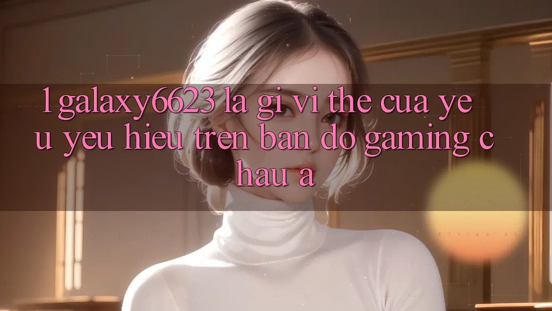 1. Galaxy6623 Là Gì? Vị Thế Của Yêu yêu Hiệu Trên Bản Đồ Gaming Châu Á