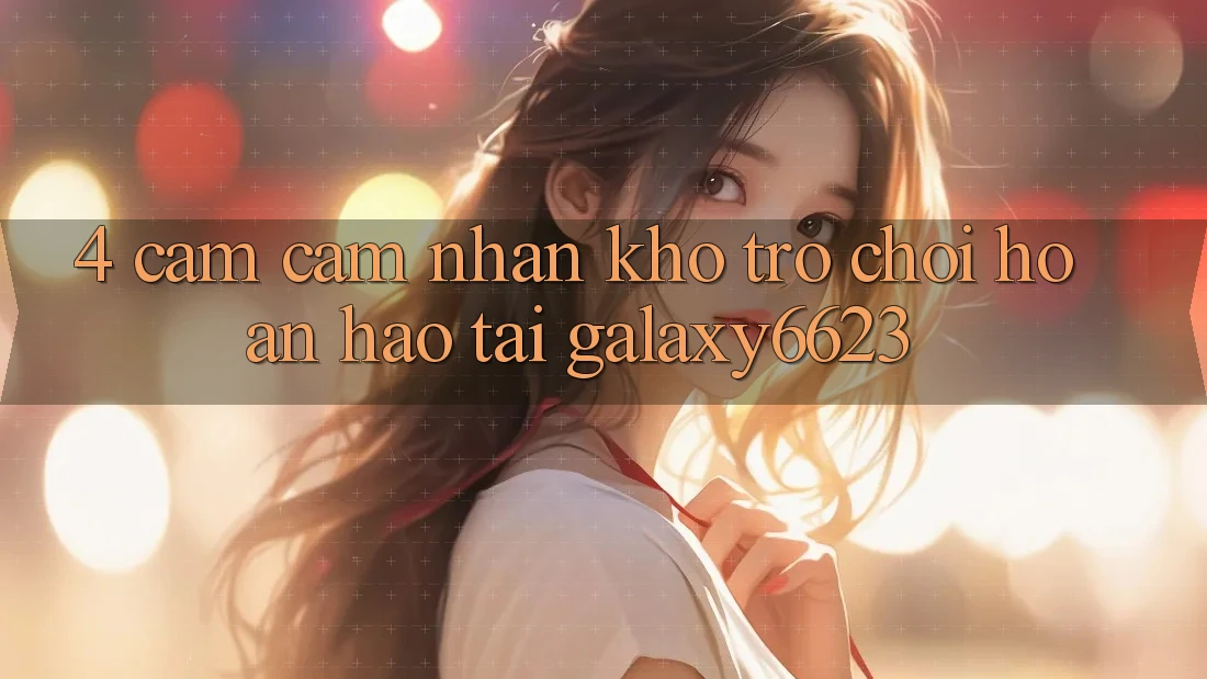 4. Cảm cảm nhận Kho Trò Chơi Hoàn hảo Tại Galaxy6623