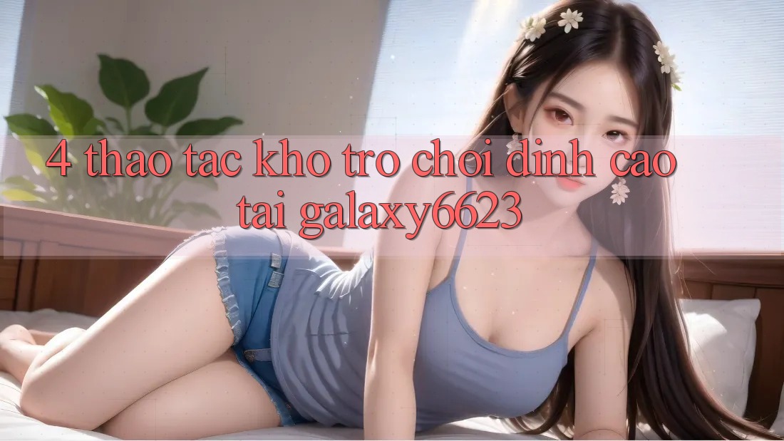 4. Thao tác Kho Trò Chơi Đỉnh cao Tại Galaxy6623