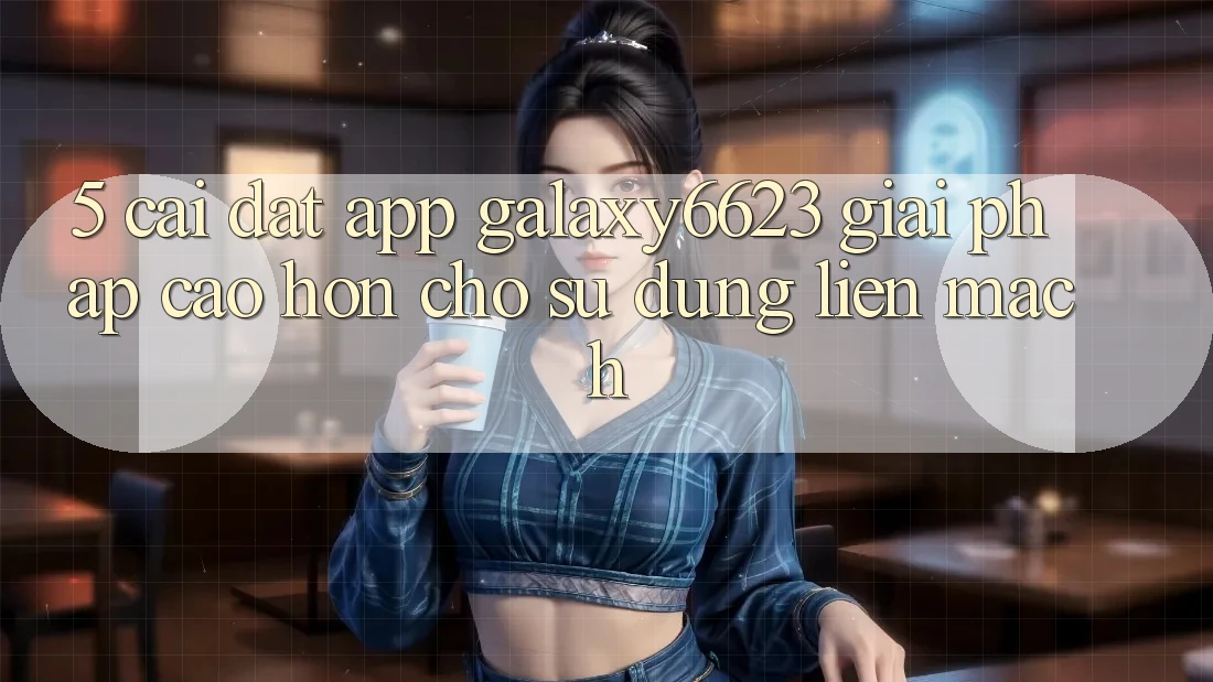 5. Cài đặt App Galaxy6623 - Giải Pháp Cao hơn Cho Sử dụng Liền mạch