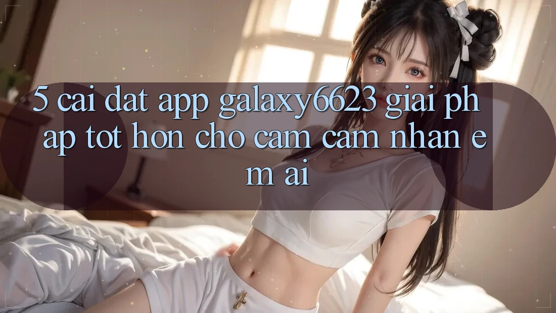 5. Cài đặt App Galaxy6623 - Giải Pháp Tốt hơn Cho Cảm cảm nhận Êm ái