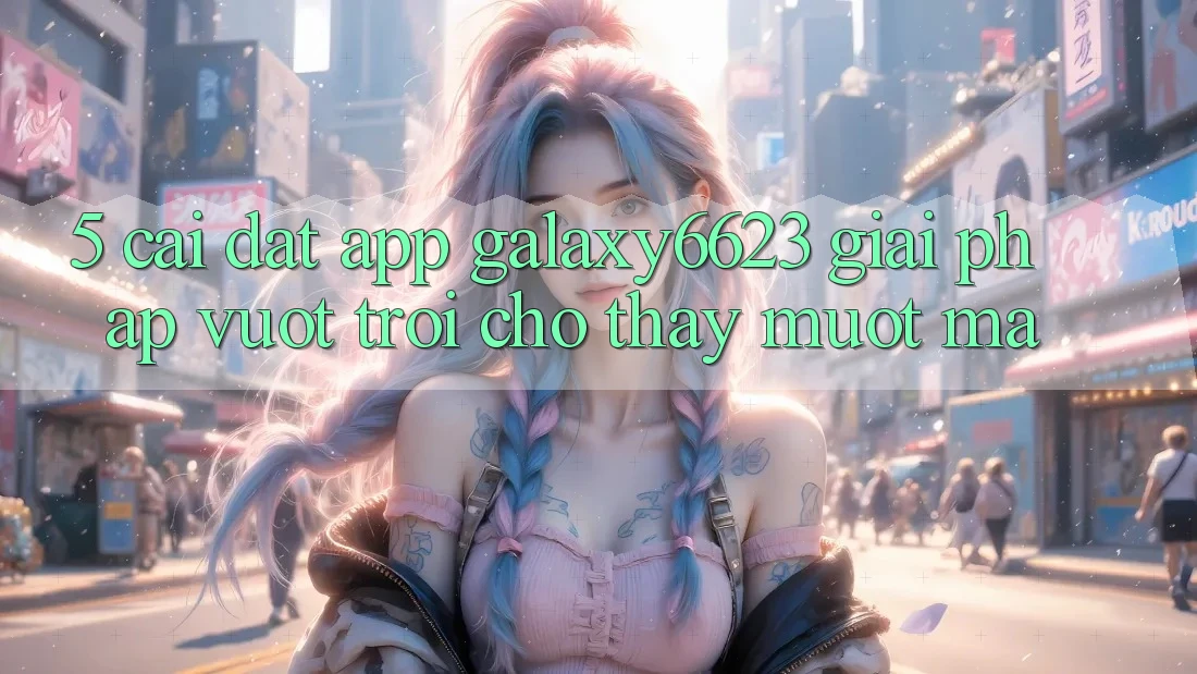 5. Cài đặt App Galaxy6623 - Giải Pháp Vượt Trội Cho Thấy Mượt Mà