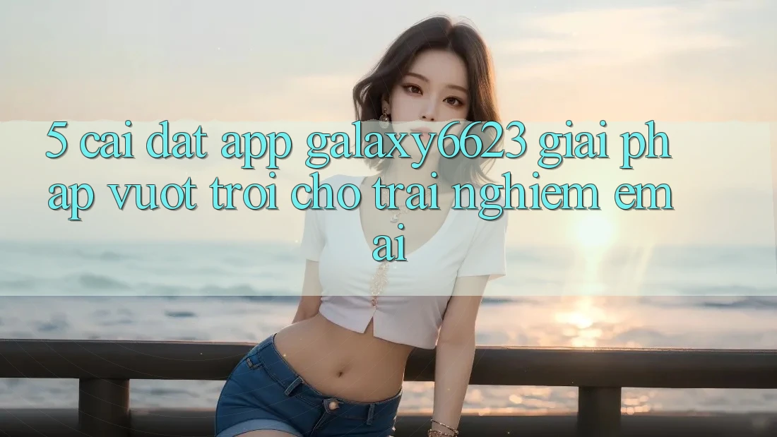 5. Cài đặt App Galaxy6623 - Giải Pháp Vượt Trội Cho Trải Nghiệm Êm ái