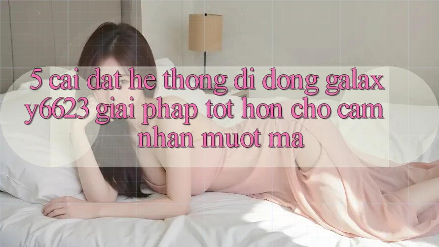 5. Cài đặt Hệ thống di động Galaxy6623 - Giải Pháp Tốt hơn Cho Cảm nhận Mượt mà