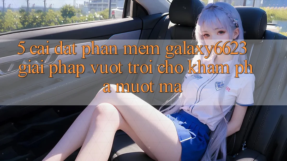 5. Cài đặt Phần mềm Galaxy6623 - Giải Pháp Vượt Trội Cho Khám phá Mượt Mà