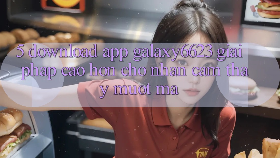5. Download App Galaxy6623 - Giải Pháp Cao hơn Cho Nhận cảm thấy Mượt Mà