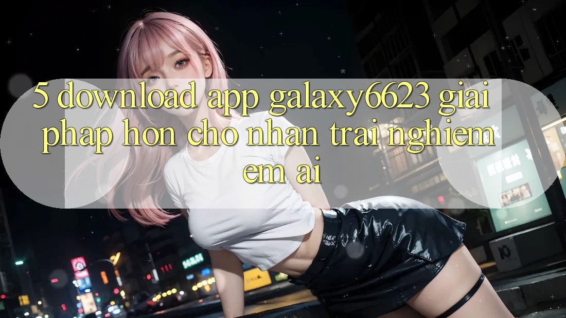 5. Download App Galaxy6623 - Giải Pháp Hơn Cho Nhận trải nghiệm Êm ái