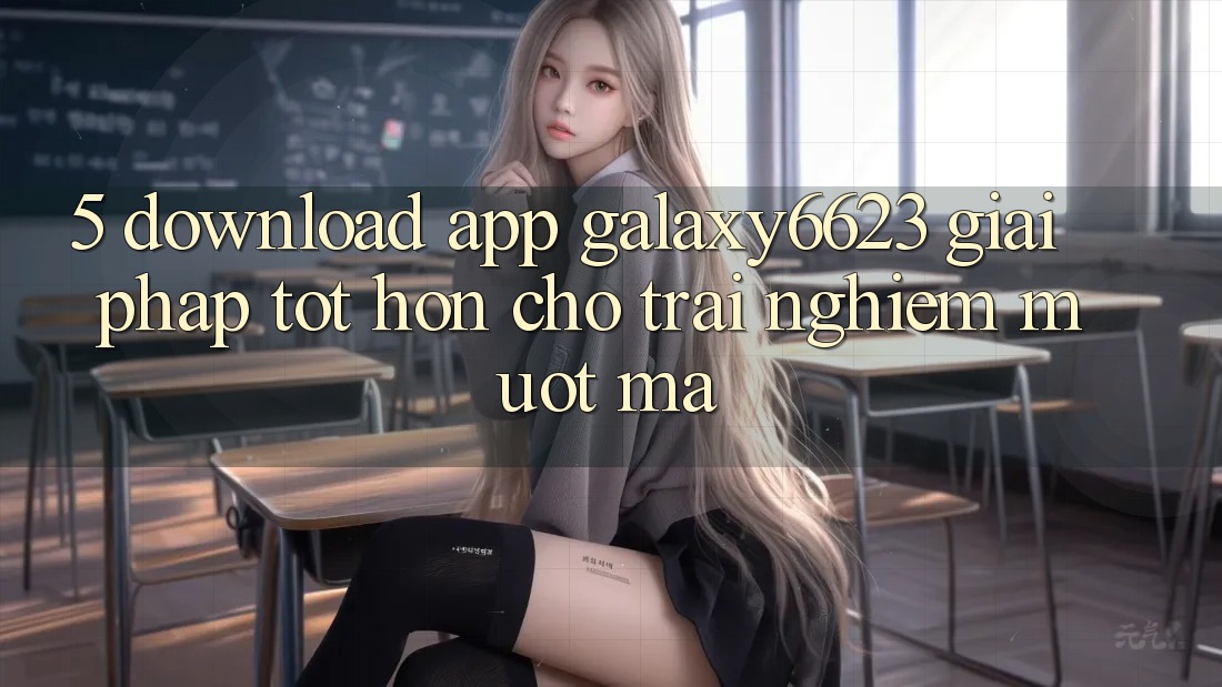 5. Download App Galaxy6623 - Giải Pháp Tốt hơn Cho Trải Nghiệm Mượt mà