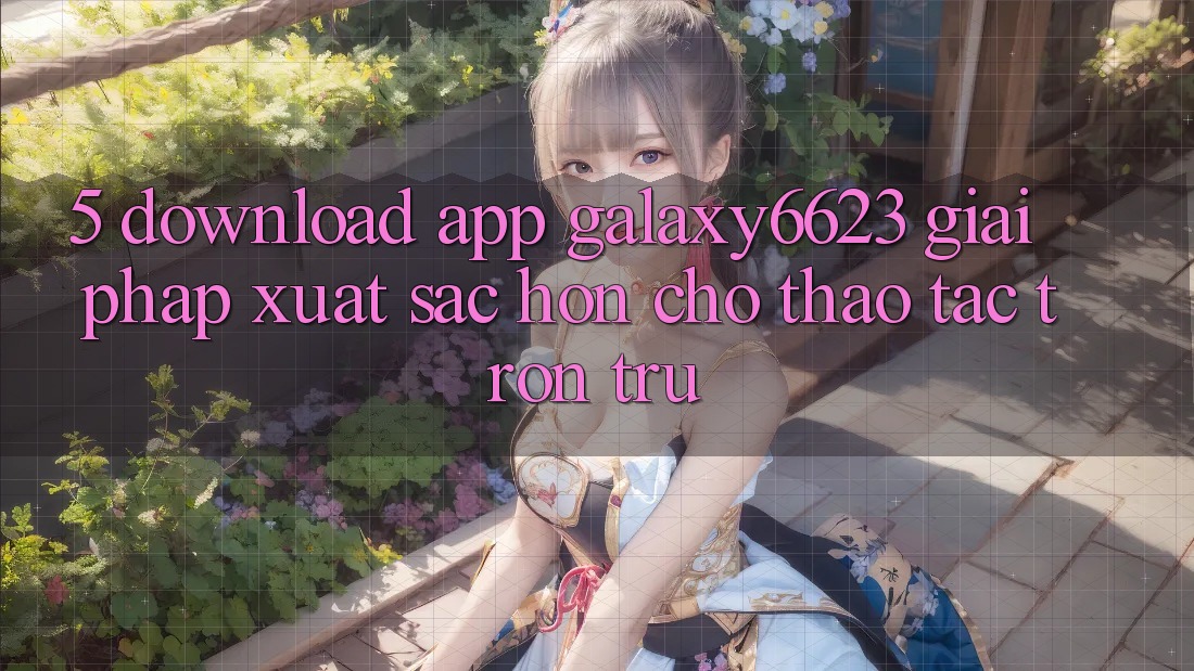 5. Download App Galaxy6623 - Giải Pháp Xuất sắc hơn Cho Thao tác Trơn tru