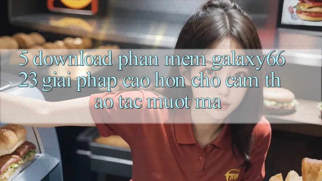 5. Download Phần mềm Galaxy6623 - Giải Pháp Cao hơn Cho Cảm thao tác Mượt Mà