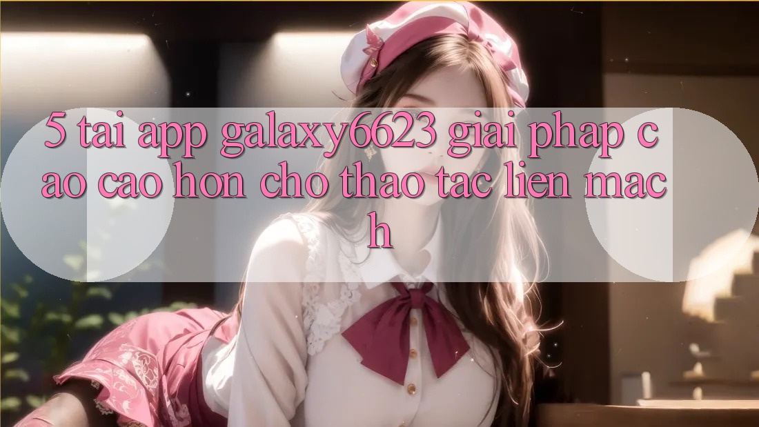 5. Tải App Galaxy6623 - Giải Pháp Cao cao hơn Cho Thao tác Liền mạch