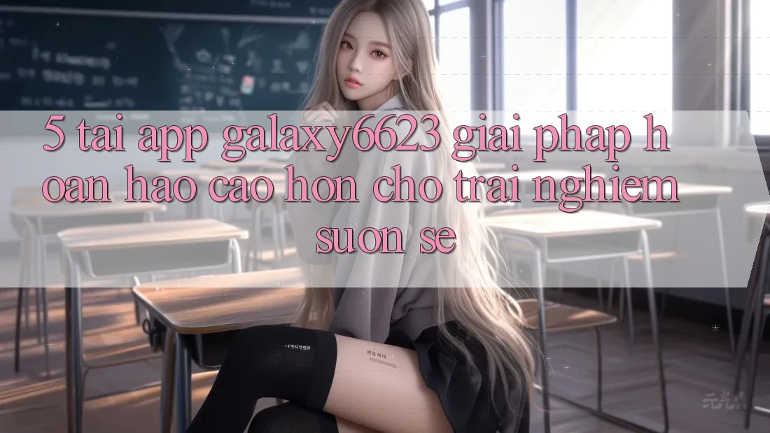 5. Tải App Galaxy6623 - Giải Pháp Hoàn hảo cao hơn Cho Trải nghiệm Suôn sẻ