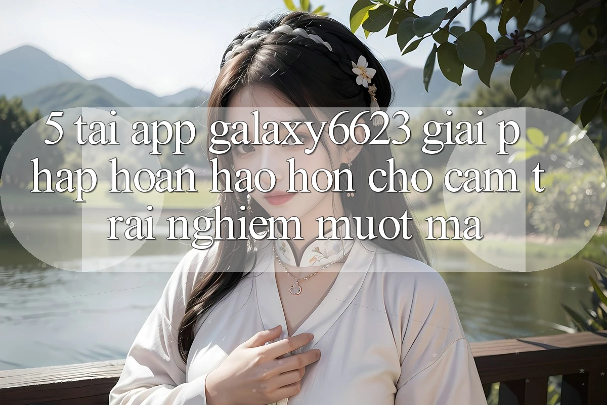 5. Tải App Galaxy6623 - Giải Pháp Hoàn hảo hơn Cho Cảm trải nghiệm Mượt mà