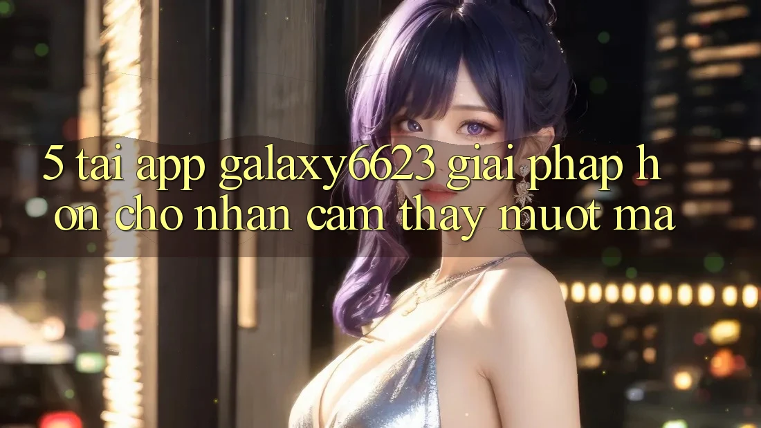 5. Tải App Galaxy6623 - Giải Pháp Hơn Cho Nhận cảm thấy Mượt Mà