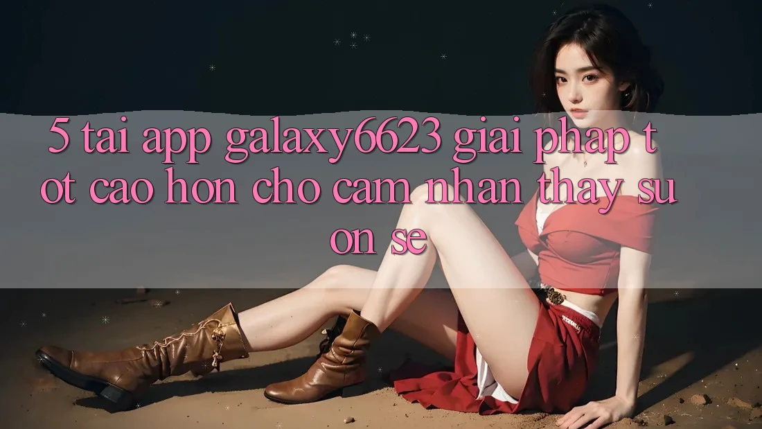 5. Tải App Galaxy6623 - Giải Pháp Tốt cao hơn Cho Cảm nhận thấy Suôn sẻ