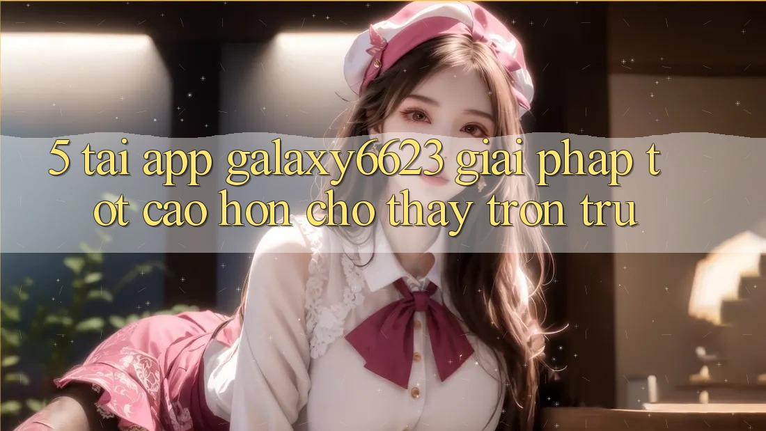 5. Tải App Galaxy6623 - Giải Pháp Tốt cao hơn Cho Thấy Trơn tru