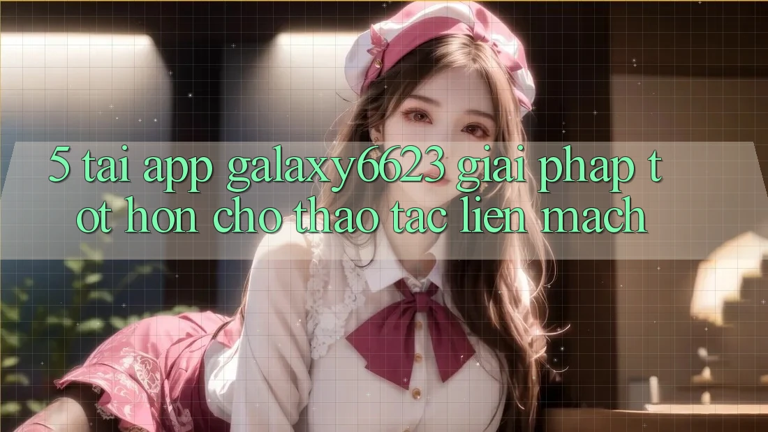 5. Tải App Galaxy6623 - Giải Pháp Tốt hơn Cho Thao tác Liền mạch