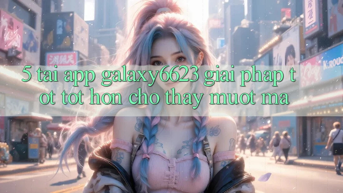 5. Tải App Galaxy6623 - Giải Pháp Tốt tốt hơn Cho Thấy Mượt mà