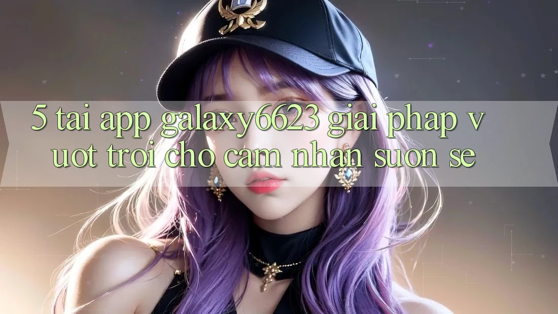 5. Tải App Galaxy6623 - Giải Pháp Vượt Trội Cho Cảm nhận Suôn sẻ