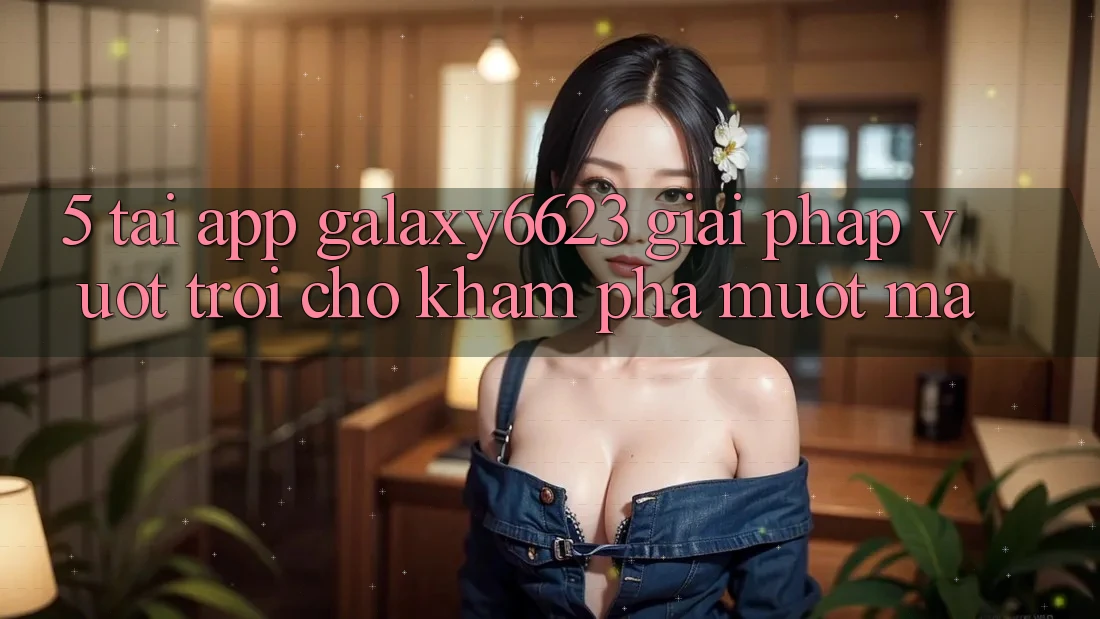5. Tải App Galaxy6623 - Giải Pháp Vượt Trội Cho Khám phá Mượt Mà