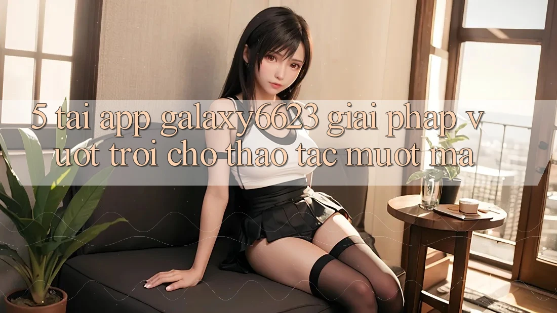 5. Tải App Galaxy6623 - Giải Pháp Vượt Trội Cho Thao tác Mượt Mà