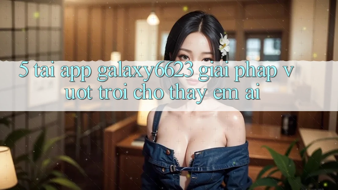 5. Tải App Galaxy6623 - Giải Pháp Vượt Trội Cho Thấy Êm ái