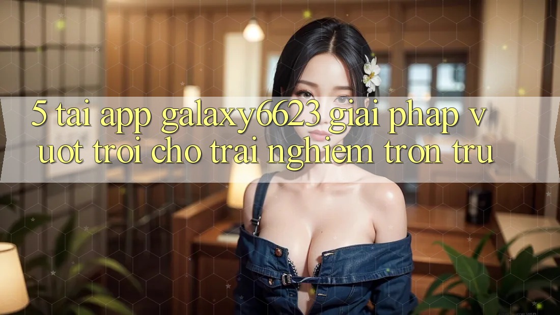 5. Tải App Galaxy6623 - Giải Pháp Vượt Trội Cho Trải Nghiệm Trơn tru