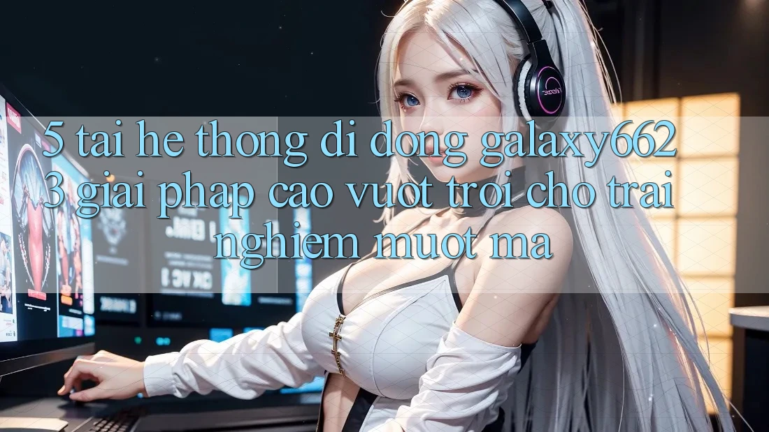 5. Tải Hệ thống di động Galaxy6623 - Giải Pháp Cao vượt trội Cho Trải nghiệm Mượt Mà
