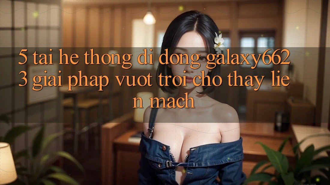 5. Tải Hệ thống di động Galaxy6623 - Giải Pháp Vượt Trội Cho Thấy Liền mạch