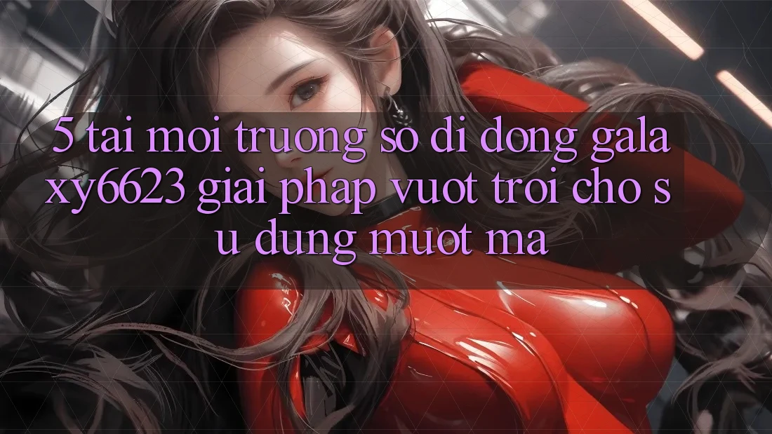 5. Tải Môi trường số di động Galaxy6623 - Giải Pháp Vượt Trội Cho Sử dụng Mượt Mà