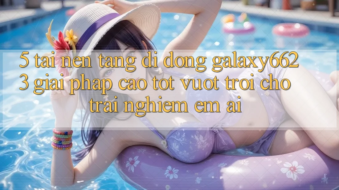 5. Tải Nền tảng di động Galaxy6623 - Giải Pháp Cao tốt vượt trội Cho Trải Nghiệm Êm ái