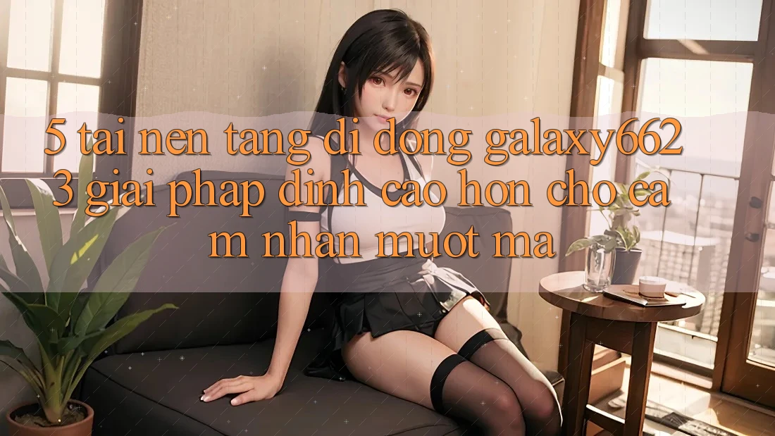 5. Tải Nền tảng di động Galaxy6623 - Giải Pháp Đỉnh cao hơn Cho Cảm nhận Mượt mà