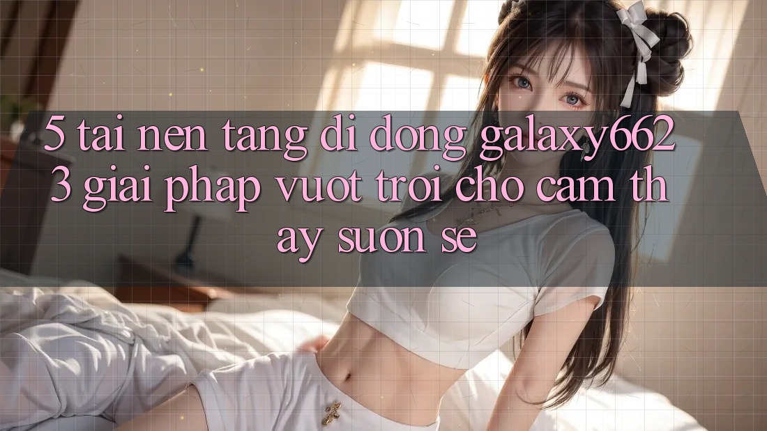 5. Tải Nền tảng di động Galaxy6623 - Giải Pháp Vượt Trội Cho Cảm thấy Suôn sẻ