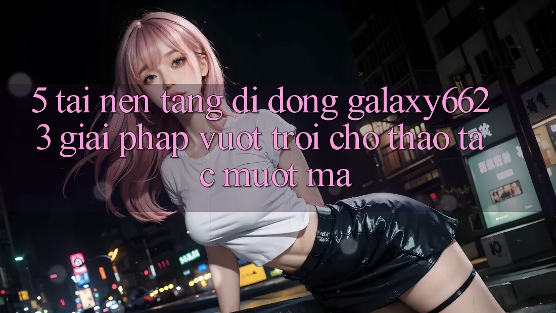 5. Tải Nền tảng di động Galaxy6623 - Giải Pháp Vượt Trội Cho Thao tác Mượt Mà