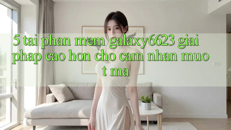 5. Tải Phần mềm Galaxy6623 - Giải Pháp Cao hơn Cho Cảm nhận Mượt Mà