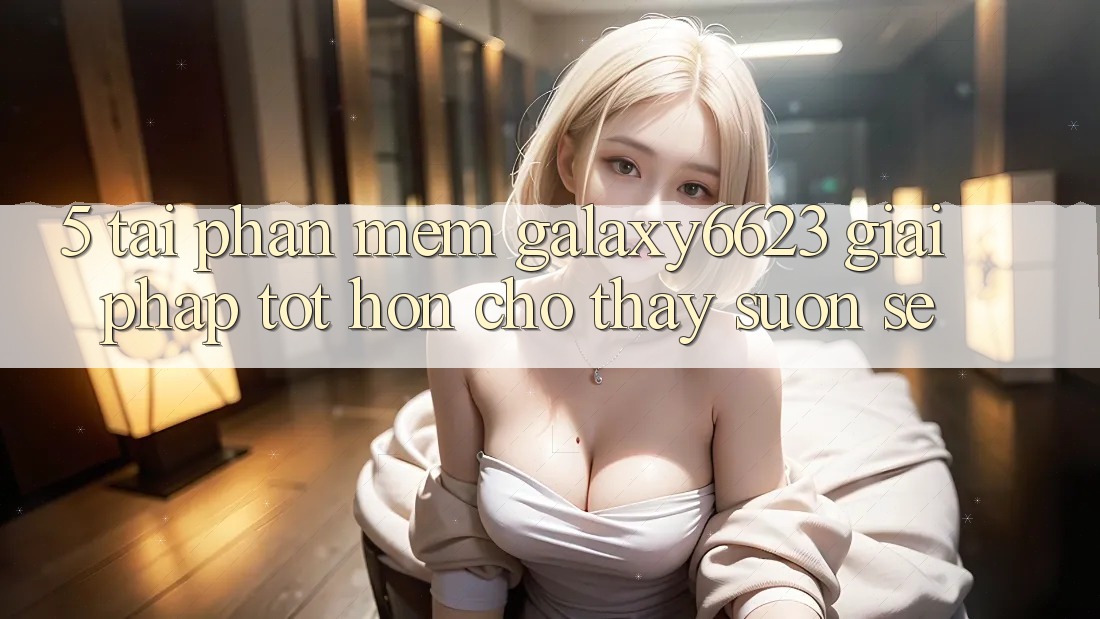 5. Tải Phần mềm Galaxy6623 - Giải Pháp Tốt hơn Cho Thấy Suôn sẻ