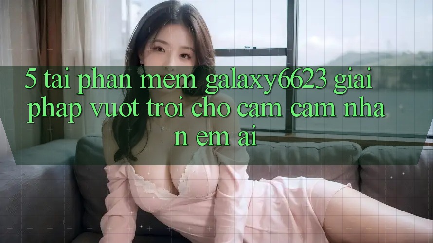 5. Tải Phần mềm Galaxy6623 - Giải Pháp Vượt Trội Cho Cảm cảm nhận Êm ái