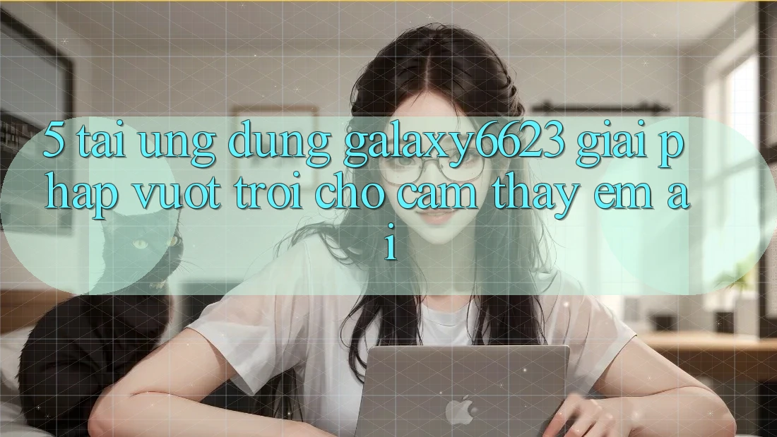 5. Tải Ứng dụng Galaxy6623 - Giải Pháp Vượt Trội Cho Cảm thấy Êm ái