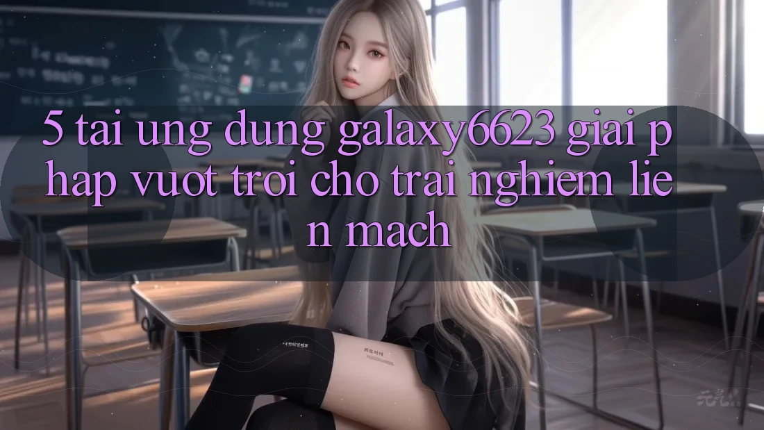 5. Tải Ứng dụng Galaxy6623 - Giải Pháp Vượt Trội Cho Trải Nghiệm Liền mạch