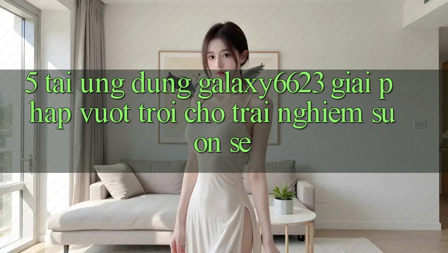 5. Tải Ứng dụng Galaxy6623 - Giải Pháp Vượt Trội Cho Trải Nghiệm Suôn sẻ