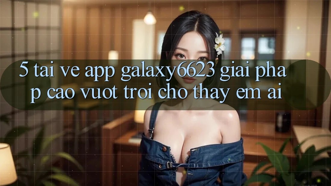 5. Tải về App Galaxy6623 - Giải Pháp Cao vượt trội Cho Thấy Êm ái