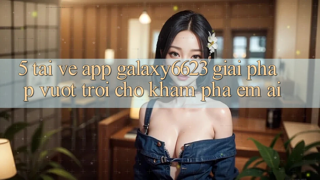 5. Tải về App Galaxy6623 - Giải Pháp Vượt Trội Cho Khám phá Êm ái