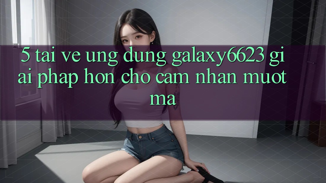 5. Tải về Ứng dụng Galaxy6623 - Giải Pháp Hơn Cho Cảm nhận Mượt Mà