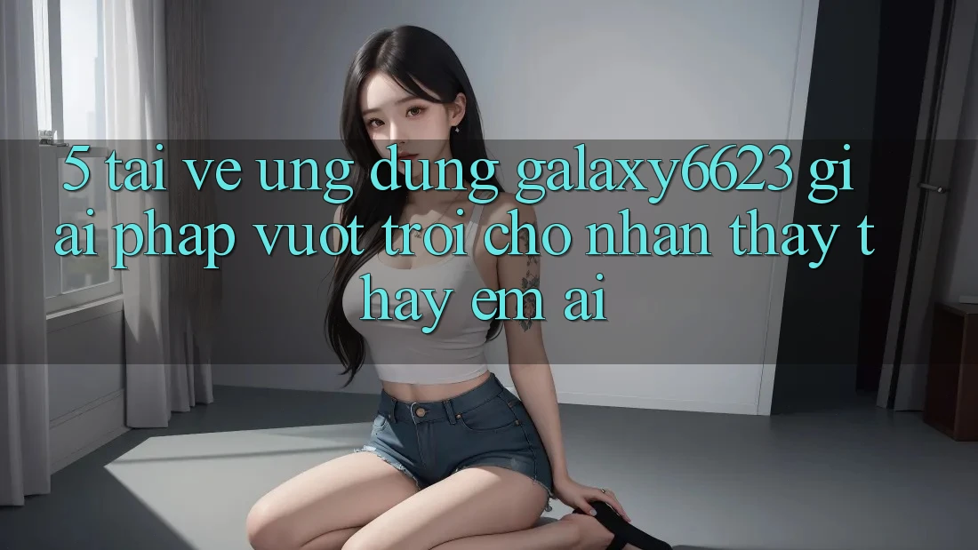 5. Tải về Ứng dụng Galaxy6623 - Giải Pháp Vượt Trội Cho Nhận thấy thấy Êm ái