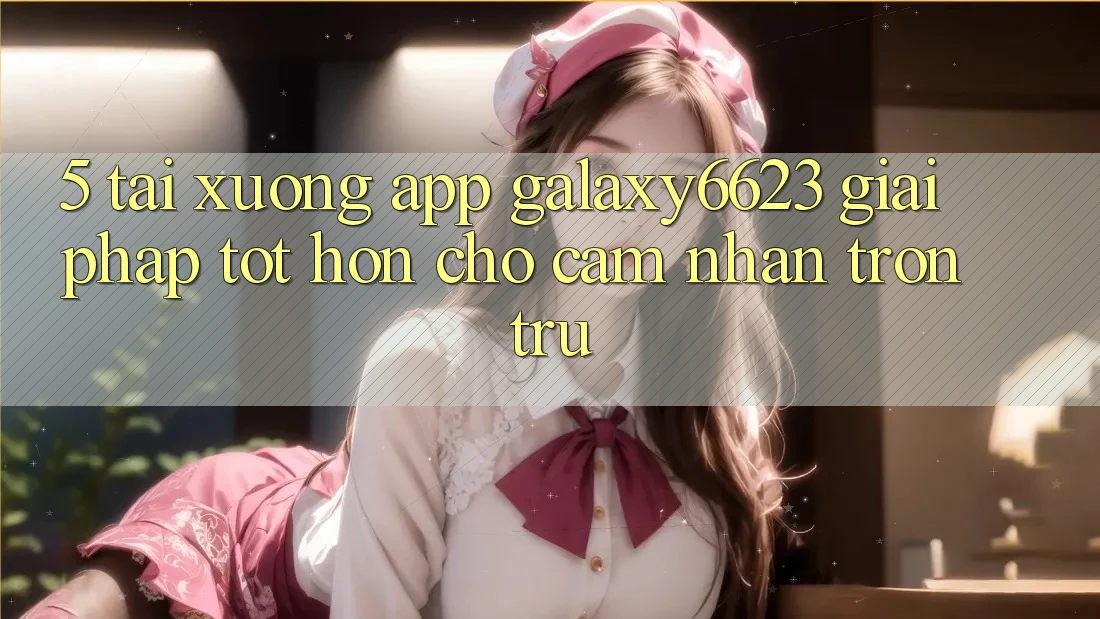 5. Tải xuống App Galaxy6623 - Giải Pháp Tốt hơn Cho Cảm nhận Trơn tru