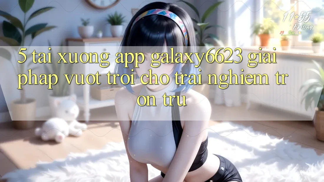 5. Tải xuống App Galaxy6623 - Giải Pháp Vượt Trội Cho Trải Nghiệm Trơn tru