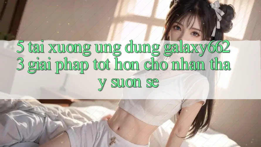 5. Tải xuống Ứng dụng Galaxy6623 - Giải Pháp Tốt hơn Cho Nhận thấy Suôn sẻ