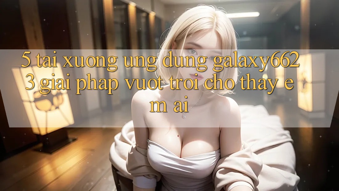 5. Tải xuống Ứng dụng Galaxy6623 - Giải Pháp Vượt Trội Cho Thấy Êm ái