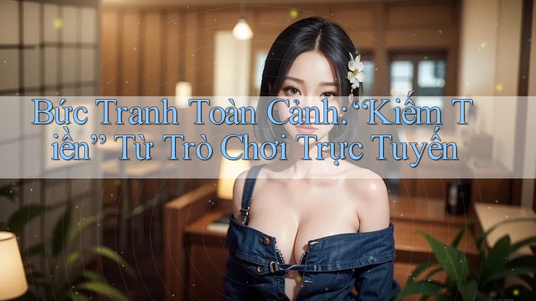 Bức Tranh Toàn Cảnh: “Kiếm Tiền” Từ Trò Chơi Trực Tuyến